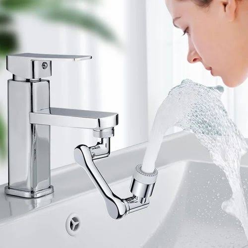 360° Rotating Faucet Extender – Adjustable Tap Nozzle for Sink