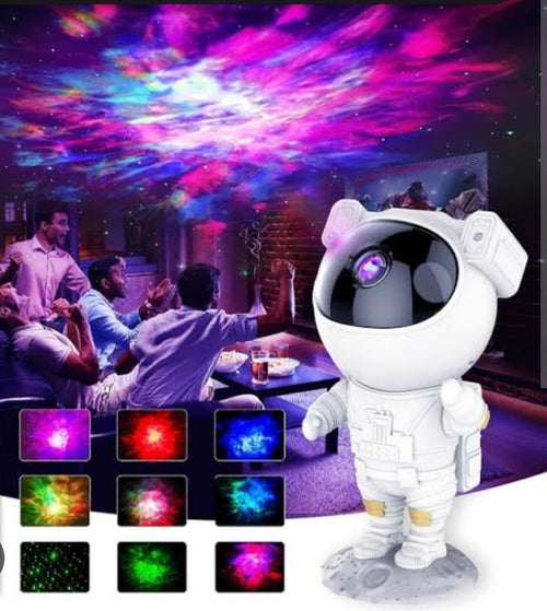 Color Changing Astronaut Lamp – LED Night Light with Remote & RGB