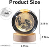 Crystal Ball Light – Decorative Night Lamp in Moon, Solar, Ganesh Ji & Laxmi Ji Designs