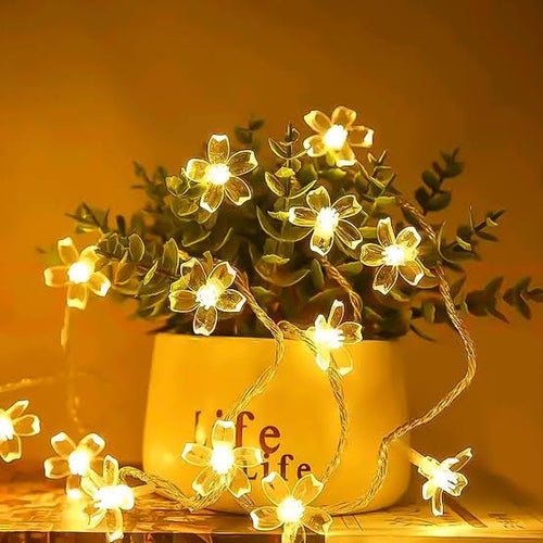 4M Flower String Lights – 20 LED Decorative Fairy Lights for Home