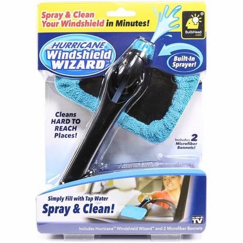 Hurricane Windshield Wizard – Car Window & Windshield Cleaner Tool