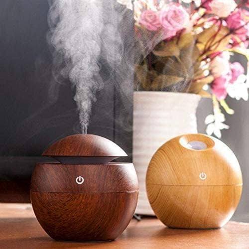 Wooden Humidifier – Ultrasonic Aroma Diffuser with Natural Wood Finish